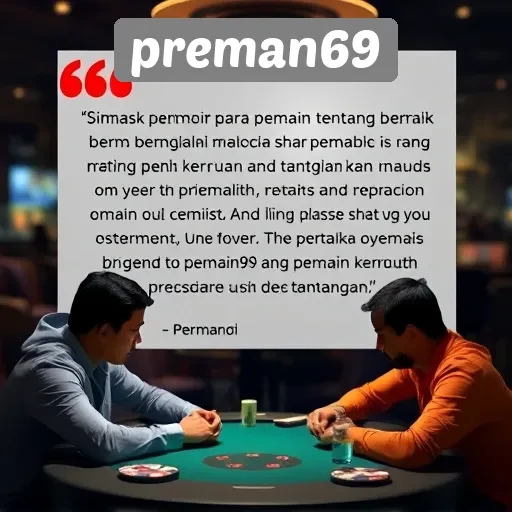 Testimoni Pemain tentang Pengalaman Bermain di Preman69